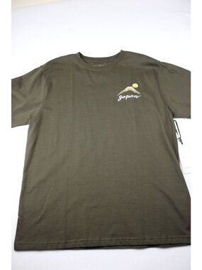 Public Supply Mens Japan Burnt Olive Graphic T-Shirt